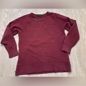 J. Crew Burgundy Sweatshirt